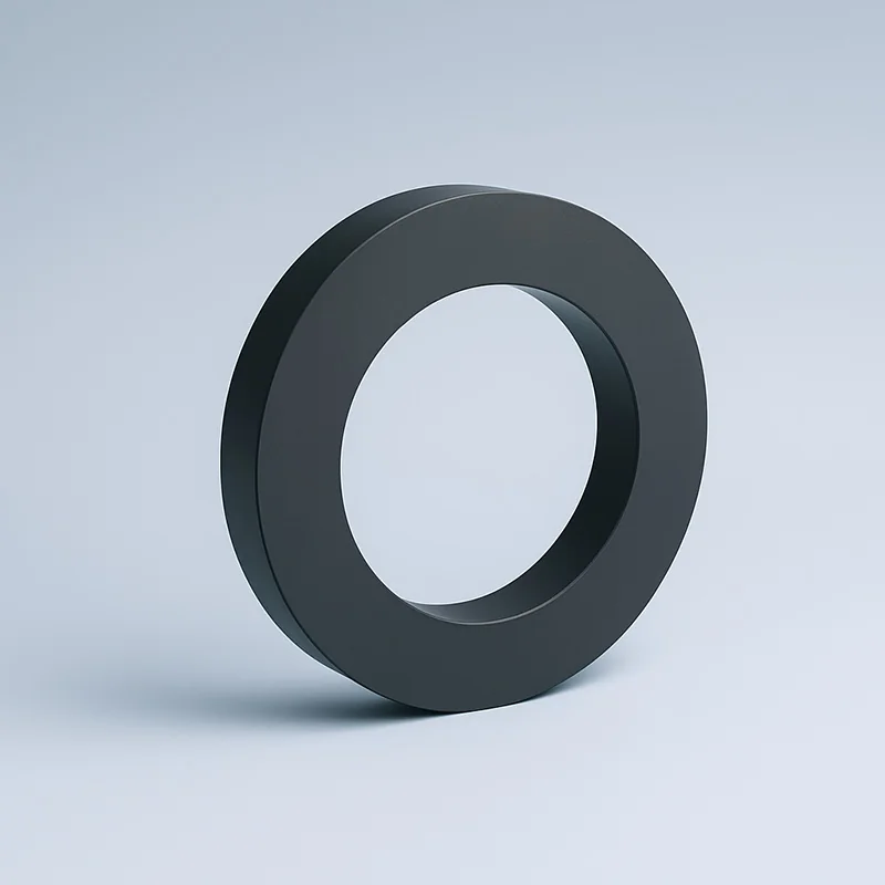 Ferrite ring magnets used in audio and rotating equipment