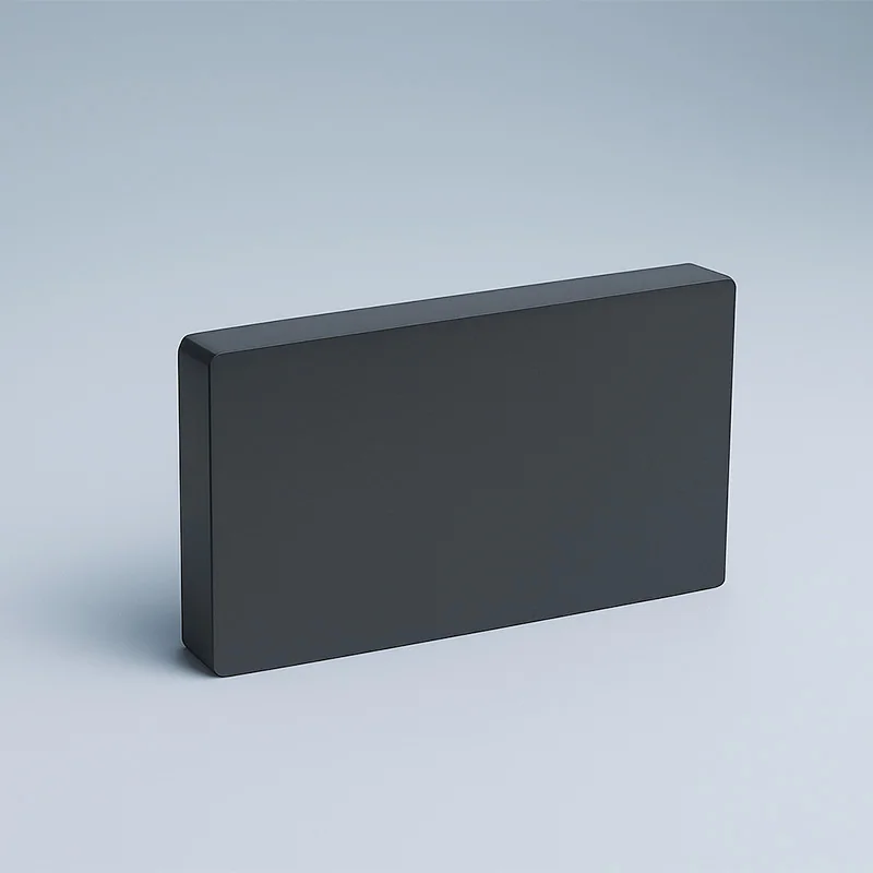 Rectangular ferrite block magnets for separation and industrial holding